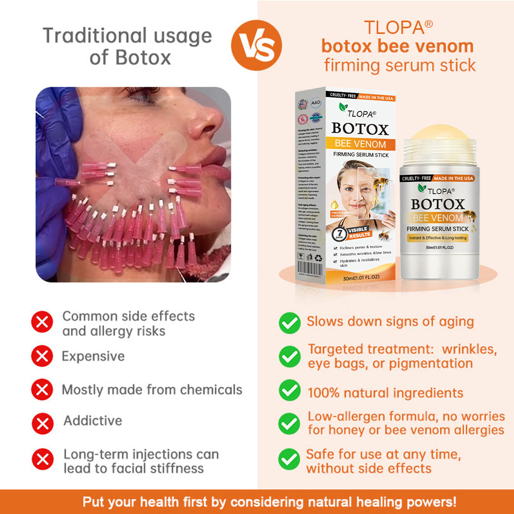 Made and Shipped from USA✅𝑻𝑳𝑶𝑷𝑨® Botox Bee Venom Firming Serum Stick(🔥LAST DAY 70% OFF) ❤️