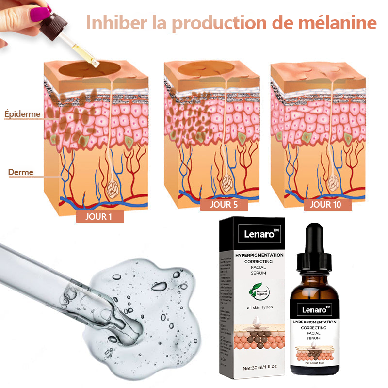 🔥VENTE DU DERNIER JOUR - 80 % DE RÉDUCTION) 🔥Lenaro™  Sérum visage correcteur de mélanine