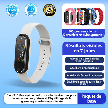 Circufit™ Ultrasounds Destruction of Fat Cells & Infrared Glycemic Balance Detoxification Bracelet (👨‍⚕️Recommended by Plastic Surgeons)