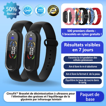 Circufit™ Ultrasounds Destruction of Fat Cells & Infrared Glycemic Balance Detoxification Bracelet (👨‍⚕️Recommended by Plastic Surgeons)